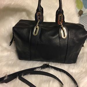 Gianfranco ferré milano leather Boston handbag